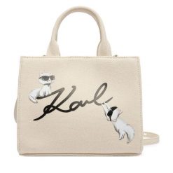 Torebka KARL LAGERFELD. Brązowe torebki klasyczne damskie KARL LAGERFELD, bez dodatków. Za 429.99 zł.