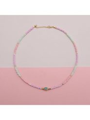 Heliophilia Naszyjnik z elementem ozdobnym - dł. 45 cm rozmiar: onesize. Żółte naszyjniki damskie Heliophilia, metalowe. Za 34.99 zł.