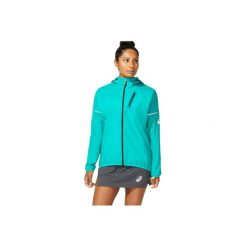Kurtka sportowa damska Asics FujiTrail Pack Jkt. Zielone kurtki sportowe damskie Asics, xs, bez wzorów, z nylonu, bez kaptura. Za 399.99 zł.