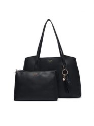 Guess Torebka HWBG97 35230 Czarny. Czarne shopper bag Guess, ze skóry, bez dodatków. Za 634.99 zł.