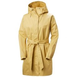 Damska kurtka wodoodporna Helly Hansen Hh Classics Trench. Brązowe kurtki damskie Helly Hansen, bez wzorów, z kapturem. Za 675.50 zł.