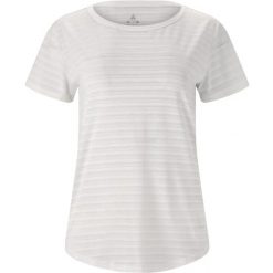Damska koszulka w paski Whistler Skylon. Białe bluzki damskie WHISTLER, bez wzorów, sportowe, bez kołnierzyka, bez ramiączek. Za 165.50 zł.