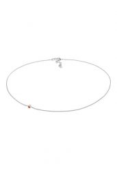 Elli Damski Choker filigranowy Trend z syntetycznym opalem w srebrze próby 925 Sterling Silver Naszyjniki 1 ct. Szare naszyjniki damskie Elli, z opalem, srebrne. Za 249.89 zł.