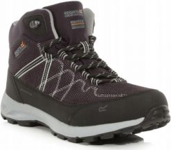 Buty trekkingowe damskie Lady Samaris Lite Regatta. Szare obuwie trekkingowe damskie Regatta, z gumy, bez zapięcia. Za 301.99 zł.