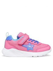 Geox Sneakersy J Sprintye Girl J55FWA 0AS54 CE84V D Różowy. Czerwone buty sportowe dziewczęce Geox, bez wzorów, z materiału, bez zapięcia. Za 229.99 zł.