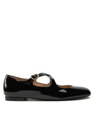 Stuart Weitzman Baleriny Clem Flat SK070 Czarny. Czarne balerinki damskie Stuart Weitzman, bez wzorów, z lakierowanej skóry. Za 1,169.00 zł.