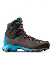 LA SPORTIVA Skórzane buty turystyczne "Aequilibrium Trek GTX" w kolorze szaro-niebieskim rozmiar: 38. Niebieskie obuwie trekkingowe damskie La Sportiva, z gore-texu, bez zapięcia. Za 701.16 zł.