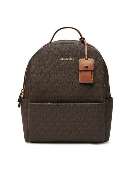 MICHAEL Michael Kors Plecak Sable 30T5G3XB2B Brązowy. Brązowe plecaki MICHAEL Michael Kors, bez wzorów, ze skóry. Za 839.99 zł.