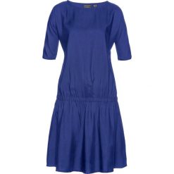 Sukienka z nadrukiem bonprix szafirowy. Niebieskie sukienki damskie bonprix, z nadrukiem. Za 32.99 zł.