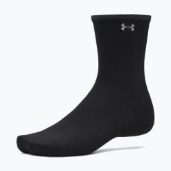 Skarpety Under Armour Velociti Lite Crew. Czarne skarpetki damskie Under Armour, bez wzorów. Za 62.99 zł.