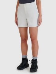 4F Szorty trekkingowe w kolorze szarym rozmiar: M. Szare spodenki sportowe damskie 4F, m, bez wzorów, z materiału, outdoorowe. Za 82.83 zł.