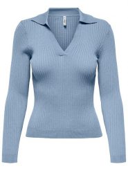 ONLY Sweter w kolorze błękitnym rozmiar: L. Niebieskie swetry klasyczne damskie Only, l, bez kołnierzyka. Za 83.42 zł.