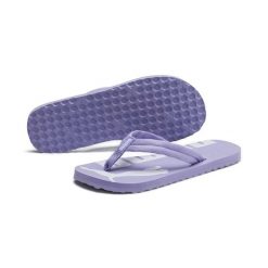 Klapki Puma Epic Flip V2 unisex. Fioletowe klapki damskie Puma, bez wzorów, bez obcasa, bez zapięcia. Za 290.00 zł.