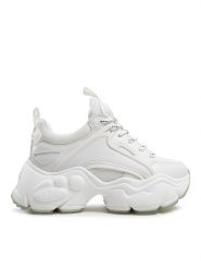 Buffalo Sneakersy Binary C BN16304481 Biały. Białe obuwie sportowe damskie Buffalo, ze skóry, bez zapięcia. Za 499.99 zł.