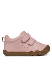 Geox Sneakersy B Steppieup B4663A 00085 C8014 Różowy. Czerwone buty sportowe dziewczęce Geox, ze skóry, bez zapięcia. Za 199.99 zł.