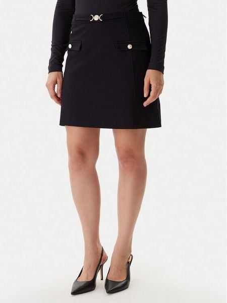 Guess Spódnica trapezowa W5BD61 KCMU2 Czarny Regular Fit. Czarne spódnice damskie Guess, l, z aplikacjami, z syntetyku. Za 249.99 zł.