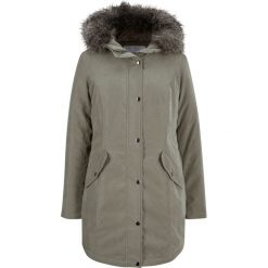 Parka z zamkami z boku do regulacji obwodu. Czarne parki damskie bonprix, z kapturem. Za 279.99 zł.