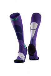 Skarpety narciarskie damskie Ski Perform Otc Women. Fioletowe skarpetki damskie X Socks, bez wzorów, z dzianiny. Za 175.55 zł.