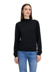 CARTOON Sweter w kolorze czarnym rozmiar: 34. Czarne swetry klasyczne damskie Cartoon, bez kołnierzyka. Za 104.99 zł.