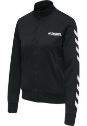 Damska bluza dresowa zapinana na zamek Hummel Legacy. Czarne bluzy damskie Hummel, xs, bez wzorów, z dresówki, bez kaptura. Za 222.85 zł.