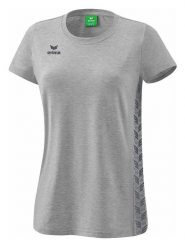 Erima Koszulka "Essential" w kolorze szarym rozmiar: 38. Szare koszulki damskie Erima, bez wzorów, z bawełny, bez kołnierzyka, bez ramiączek. Za 83.22 zł.