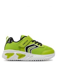 Geox Sneakersy J Assister Boy J45DZC 014CE C3707 S Zielony. Zielone buty sportowe chłopięce Geox, z meshu, bez zapięcia. Za 139.99 zł.