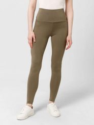 Les Lunes Legginsy sportowe "Luna" w kolorze khaki rozmiar: XS. Brązowe legginsy damskie Les Lunes, xs, bez wzorów, z podwyższonym stanem, outdoorowe. Za 165.99 zł.