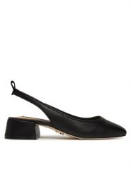 Steve Madden Sandały Smitten s SM11003213 Czarny. Czarne sandały damskie Steve Madden, bez wzorów, ze skóry, bez obcasa, na słupku, bez zapięcia. Za 269.99 zł.