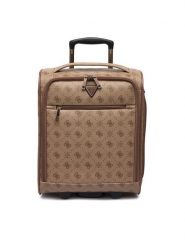 Guess Walizka kabinowa Silia TWGP98 90972 Brązowy. Brązowe walizki Guess, z aplikacjami, z materiału. Za 659.99 zł.