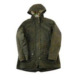 Second life - Parka damska Barbour Kelsall Wax - Stan bardzo dobry. Zielone parki damskie Barbour, m, z materiału, bez kaptura. Za 425.96 zł.
