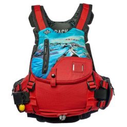 Kamizelka asekuracyjna na spływ górski Astral Indus edycja limitowana. Czerwone kamizelki damskie ASTRAL, m, bez wzorów, bez kaptura. W wyprzedaży za 1,449.00 zł.