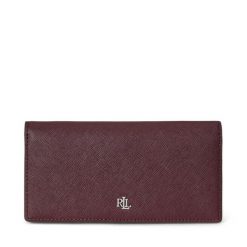 Portfel LAUREN RALPH LAUREN. Czerwone portfele damskie Lauren Ralph Lauren, bez wzorów. Za 550.99 zł.