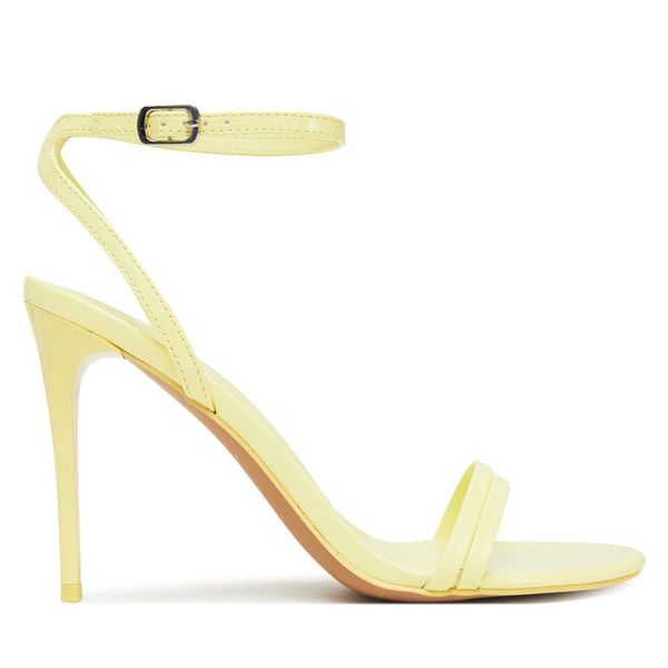 Sandały Call It Spring. Żółte sandały damskie Call it Spring, bez wzorów, bez obcasa, na szpilce, bez zapięcia. Za 279.99 zł.