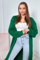 Sweter długi kardigan zielony. Zielone kardigany damskie KESI, l, bez wzorów, z dzianiny. Za 190.70 zł.