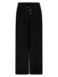 Eight2Nine Spodnie w kolorze czarnym rozmiar: XL. Czarne spodnie materiałowe damskie Eight2Nine, bez wzorów, z materiału. Za 86.99 zł.