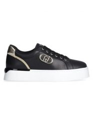 Liu Jo Skórzane sneakersy "Pretty" w kolorze czarnym rozmiar: 37. Czarne obuwie sportowe damskie Liu Jo, bez zapięcia. Za 254.14 zł.