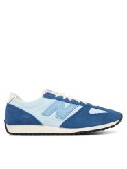 New Balance Sneakersy U471AO W Niebieski. Niebieskie obuwie sportowe damskie New Balance, ze skóry, bez zapięcia. Za 339.99 zł.