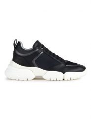 Geox Sneakersy "Adacter" w kolorze czarnym rozmiar: 36. Czarne obuwie sportowe damskie Geox, bez zapięcia. Za 175.67 zł.