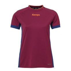 Damska koszulka Kempa Prime. Czerwone bluzki damskie Kempa, xl, bez wzorów, z materiału, sportowe, bez kołnierzyka, bez ramiączek. W wyprzedaży za 159.00 zł.