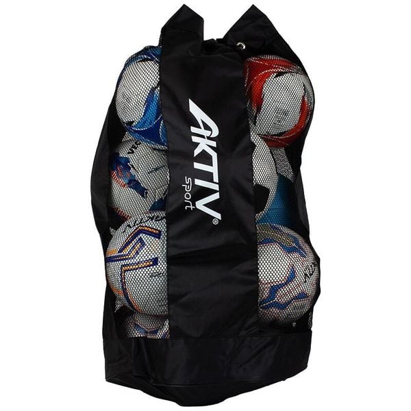 Torba na piłki Aktivsport na 12-15 piłek. Czarne torby sportowe AKTIVSPORT, bez wzorów, z materiału. Za 104.36 zł.