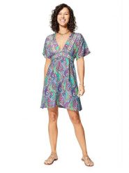 Ipanima Sukienka w kolorze fioletowo-turkusowym rozmiar: 34-40. Różowe sukienki damskie Ipanima, bez wzorów, bez ramiączek. Za 56.99 zł.