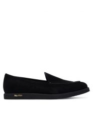Max Mara Mokasyny Softymoc 2524526251600 Czarny. Czarne mokasyny damskie Max Mara, z nubiku, bez obcasa. Za 2,349.00 zł.