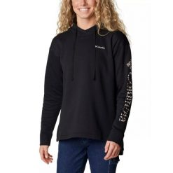 Bluza turystyczna damska Columbia Trek Special Graphic Hoodie z kapturem. Czarne bluzy damskie Columbia, s, bez wzorów, z kapturem. W wyprzedaży za 279.00 zł.
