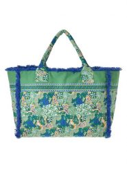 BLE Shopper bag w kolorze zielonym - 42 x 30 x 20 cm rozmiar: onesize. Zielone shopper bag BLE, bez wzorów, z materiału, na ramię, bez dodatków. Za 98.95 zł.