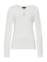 More & More Sweter w kolorze białym rozmiar: 38. Białe swetry klasyczne damskie More & More, s, z wiskozy, bez kołnierzyka. Za 96.60 zł.