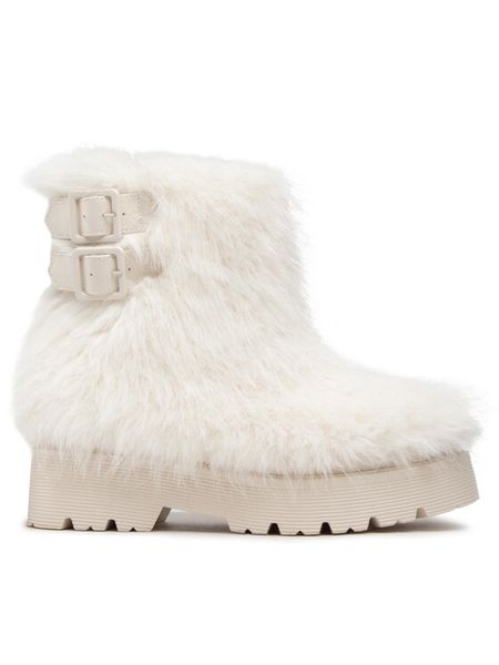 Jenny Fairy Śniegowce APRES-WS01 Beżowy. Brązowe śniegowce damskie Jenny Fairy, z materiału. Za 219.99 zł.