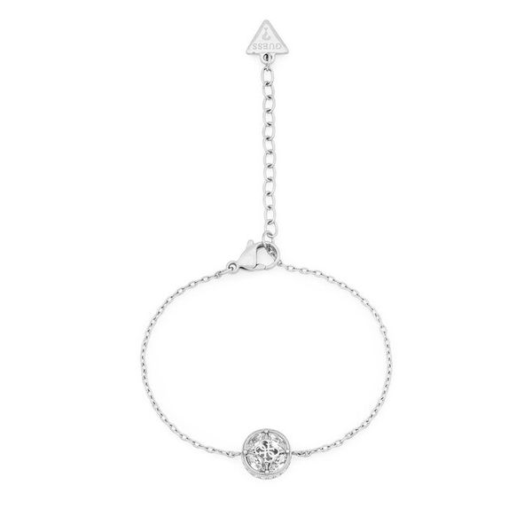 Bransoletka Guess. Szare bransoletki damskie Guess, srebrne. Za 249.99 zł.