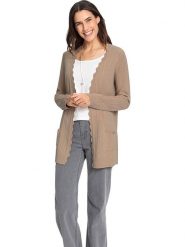 WITT WEIDEN Wełniany kardigan w kolorze jasnobrązowym rozmiar: 48. Brązowe kardigany damskie WITT WEIDEN, bez wzorów, z wełny. Za 149.31 zł.