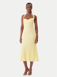 Bardot Sukienka koktajlowa Mariko 60397DB Żółty Regular Fit. Żółte sukienki damskie Bardot, bez wzorów, wizytowe, bez ramiączek. Za 549.99 zł.