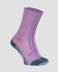 Skarpety X-Socks Trailrun Discover Crew. Fioletowe skarpetki damskie X Socks, bez wzorów. Za 72.00 zł.